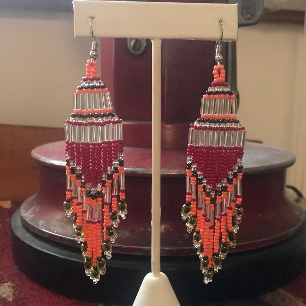 Beaded Boho Earrings